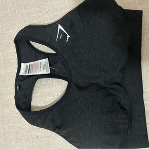 Gymshark Black Racerback Sports Bra